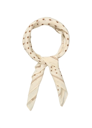 Starlia cotta scarf Birch White Becksøndergaard 